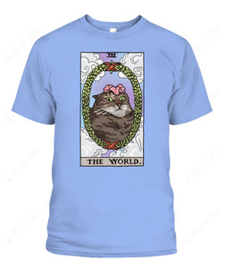 The World Tarot Flower Cat Graphic Apparel