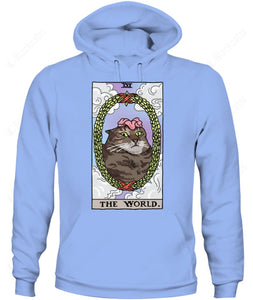 The World Tarot Flower Cat Graphic Apparel