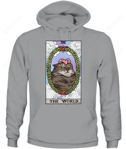 The World Tarot Flower Cat Graphic Apparel