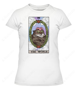 The World Tarot Flower Cat Graphic Apparel