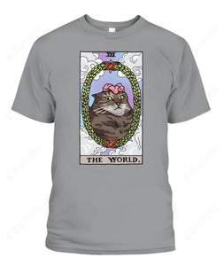 The World Tarot Flower Cat Women's Tee & Unisex Tee