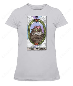 The World Tarot Flower Cat Women's Tee & Unisex Tee