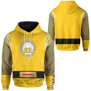 The Yellow Wind Power Rangers Ninja Storm Custom Hoodie