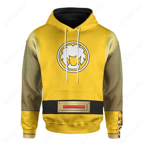 The Yellow Wind Power Rangers Ninja Storm Custom Hoodie