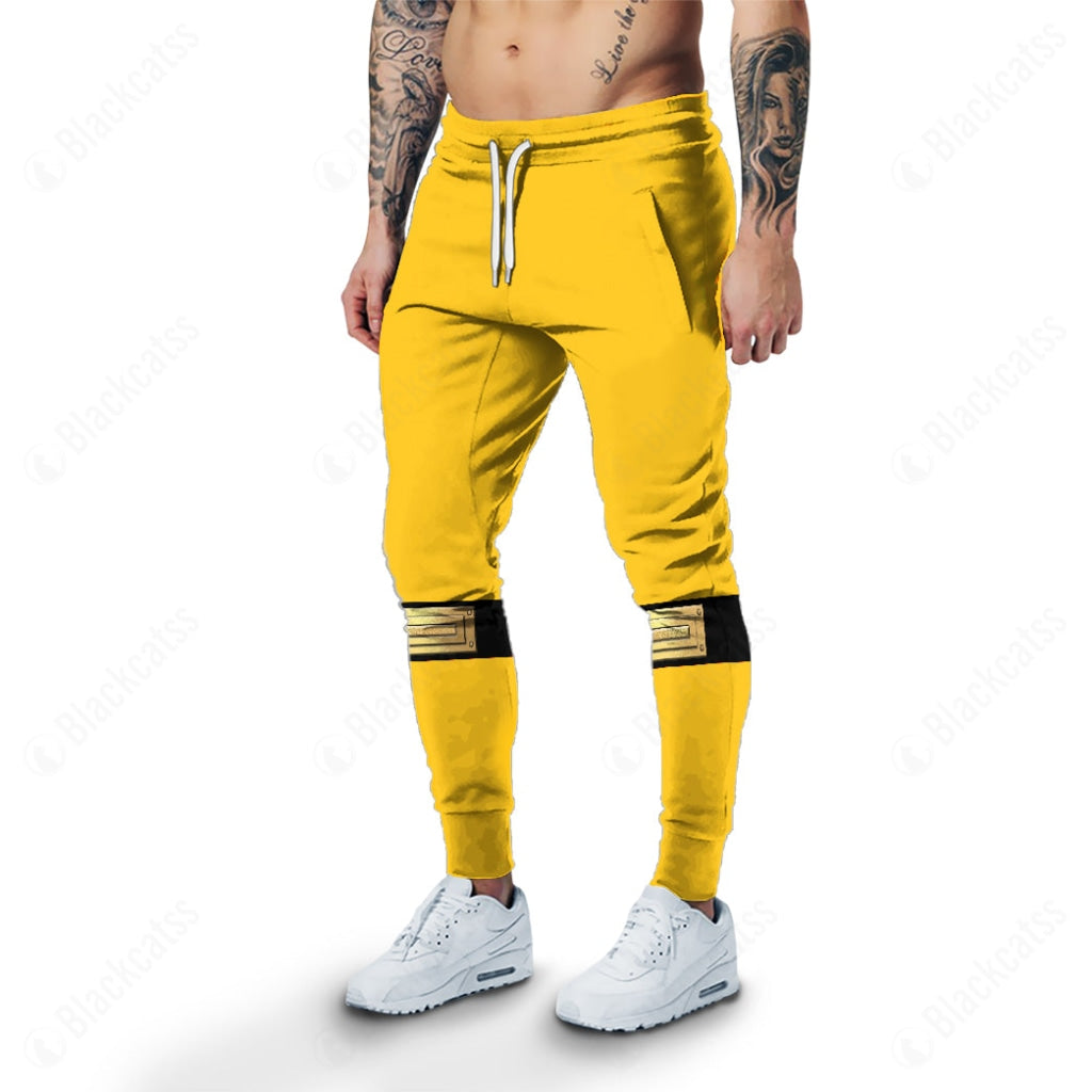 The Yellow Wind Power Rangers Ninja Storm Custom Sweatpants