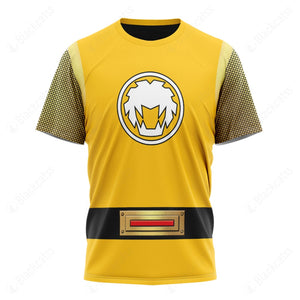 The Yellow Wind Power Rangers Ninja Storm Custom T-Shirt