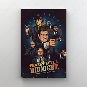 Threat Level Midnight Custom Canvas