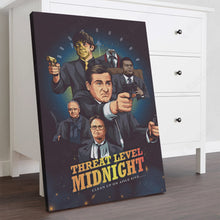 Load image into Gallery viewer, Threat Level Midnight Custom Canvas
