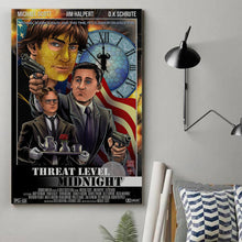 Load image into Gallery viewer, Threat Level Midnight Custom Canvas
