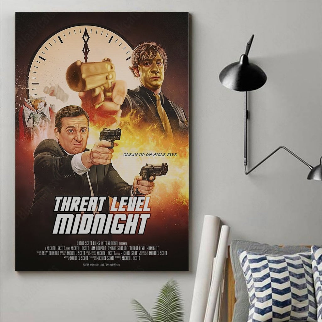 Threat Level Midnight Custom Canvas