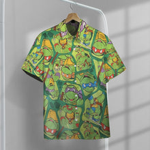 Load image into Gallery viewer, TMNT Hawaii Button Shirt
