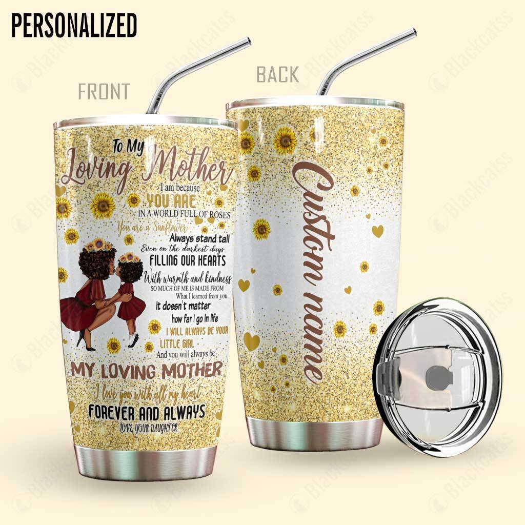 To My Loving Mother Personalized Tumbler