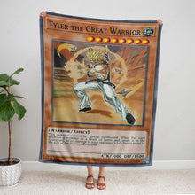 Load image into Gallery viewer, Tyler the Great Warrior Custom Soft Blanket
