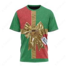 Load image into Gallery viewer, Ugly Christmas Green Gift Box T-Shirt
