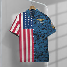 Load image into Gallery viewer, US Navy Chief Custom Hawaii Button Shirt
