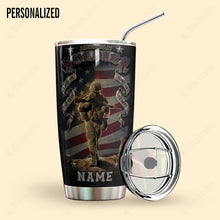 Load image into Gallery viewer, Veteran Nutrition Facts Personalized Tumbler
