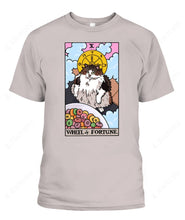 Load image into Gallery viewer, Wheel of Fortune Tarot Cat Graphic Apparel
