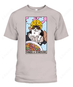 Wheel of Fortune Tarot Cat Graphic Apparel