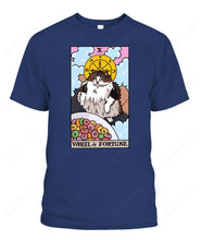 Load image into Gallery viewer, Wheel of Fortune Tarot Cat Graphic Apparel
