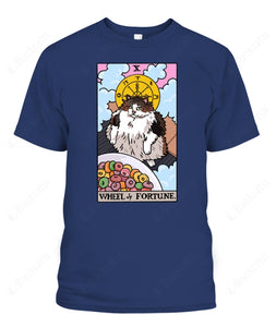 Wheel of Fortune Tarot Cat Graphic Apparel