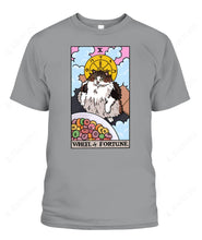 Load image into Gallery viewer, Wheel of Fortune Tarot Cat Graphic Apparel
