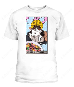 Wheel of Fortune Tarot Cat Graphic Apparel