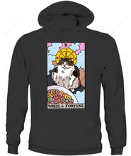 Load image into Gallery viewer, Wheel of Fortune Tarot Cat Graphic Apparel
