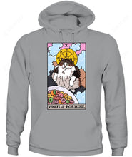 Load image into Gallery viewer, Wheel of Fortune Tarot Cat Graphic Apparel
