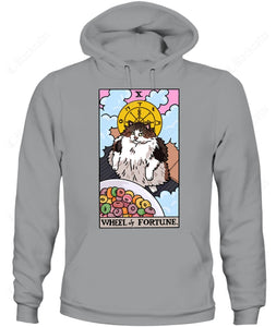 Wheel of Fortune Tarot Cat Graphic Apparel