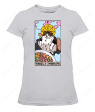 Load image into Gallery viewer, Wheel of Fortune Tarot Cat Graphic Apparel
