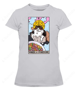 Wheel of Fortune Tarot Cat Graphic Apparel