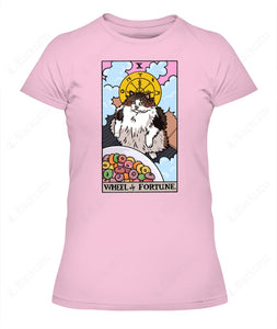 Wheel of Fortune Tarot Cat Graphic Apparel