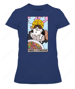 Wheel of Fortune Tarot Cat Graphic Apparel