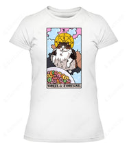 Load image into Gallery viewer, Wheel of Fortune Tarot Cat Graphic Apparel
