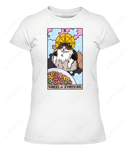 Wheel of Fortune Tarot Cat Graphic Apparel