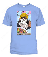 Load image into Gallery viewer, Wheel of Fortune Tarot Cat Women&#39;s Tee &amp; Unisex Tee
