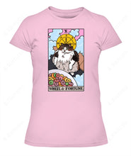 Load image into Gallery viewer, Wheel of Fortune Tarot Cat Women&#39;s Tee &amp; Unisex Tee
