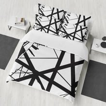 Load image into Gallery viewer, White Frankenstrat Strings Custom Bedding Set
