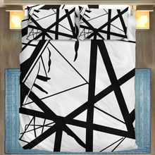 Load image into Gallery viewer, White Frankenstrat Strings Custom Bedding Set
