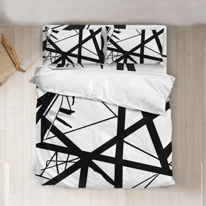 White Frankenstrat Strings Custom Bedding Set