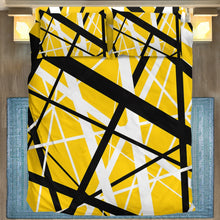 Load image into Gallery viewer, Yellow Frankenstrat Strings Custom Bedding Set
