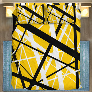 Yellow Frankenstrat Strings Custom Bedding Set