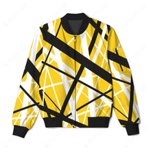 Load image into Gallery viewer, Yellow Frankenstrat Strings Custom Bomber Jacket
