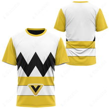 Load image into Gallery viewer, Yellow Power Rangers Lost Galaxy Custom T-Shirt
