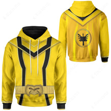 Load image into Gallery viewer, Yellow Power Rangers Mystic Force Custom Hoodie
