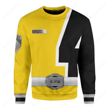 Load image into Gallery viewer, Yellow Power Rangers S.P.D. Custom Sweatshirt
