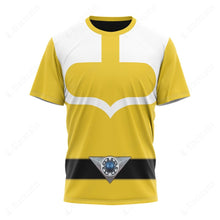 Load image into Gallery viewer, Yellow Power Rangers Time Force Custom T-Shirt
