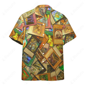 YGO Cards Custom Hawaii Button Shirts