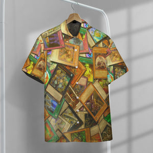 YGO Cards Custom Hawaii Button Shirts