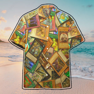 YGO Cards Custom Hawaii Button Shirts